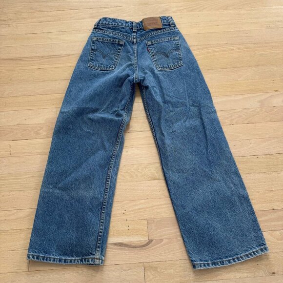 Levi's 535 Straight Leg Vintage 90s Medium Blue Women's 24 - Picture 9 of 10